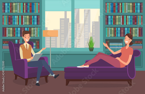 Visit to psychologist. Discussion of some problems
