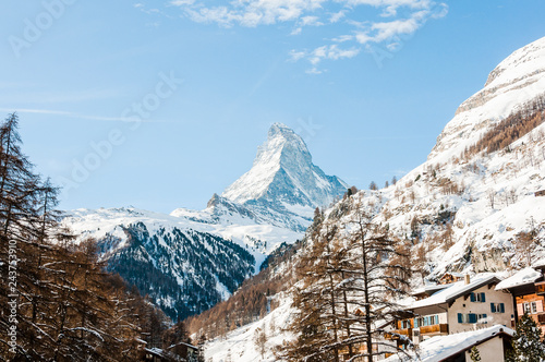 Zermatt, Matterhorn, Dorf, Wallis, Furi, Zmutt, Alpen, Winter, Wintersport, Schweiz
