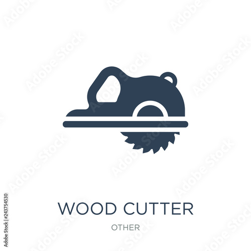 wood cutter icon vector on white background, wood cutter trendy