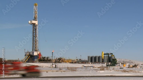 fracking operation photo