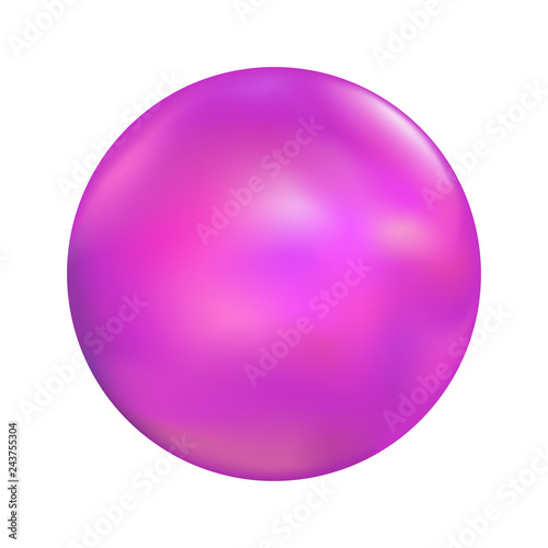 smooth marble ball illustration