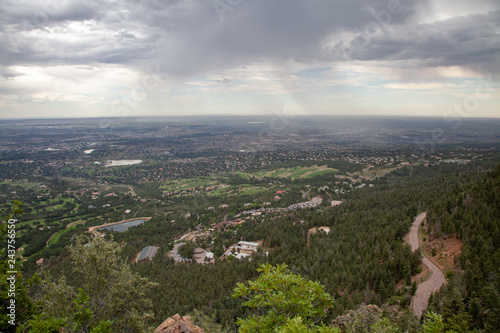 Storm over Colorado Springs, Colorado