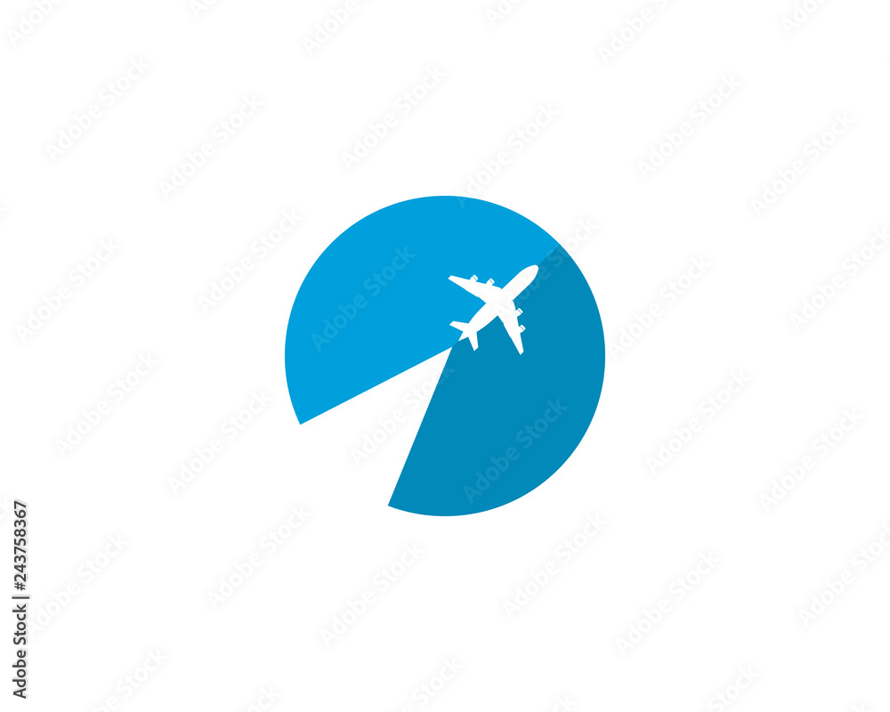 Airplane icon vector illustration design