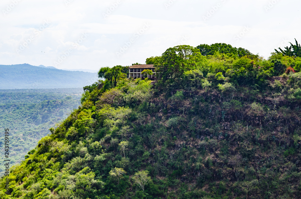 safari landscape in ngorongoro