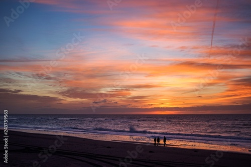 sunset on beach © Bjrn