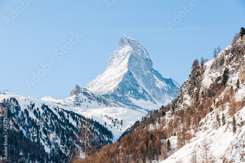 Zermatt  Furi  Zmutt  Matterhorn  Alpen  Walliser Berge  Wallis  Schweizer Alpen  Alpinismus  Winterwanderung  Winter  Schweiz