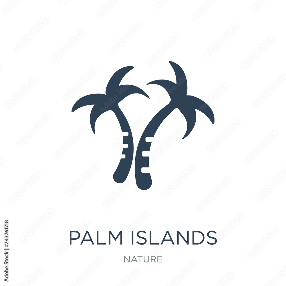 palm islands icon vector on white background, palm islands trend palm islands icon vector on white background, palm islands trend