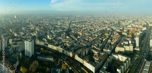 Photography View over Berlin, Germany.