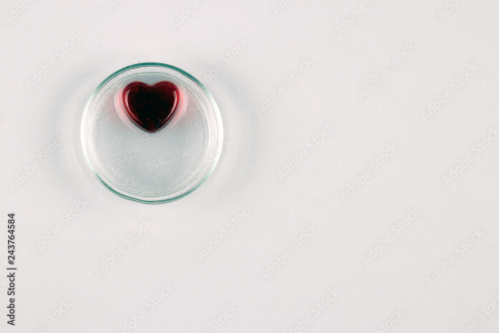 Abstract heart as a symbol of Valentine day on white background Abstract heart as a symbol of Valentine day on white background