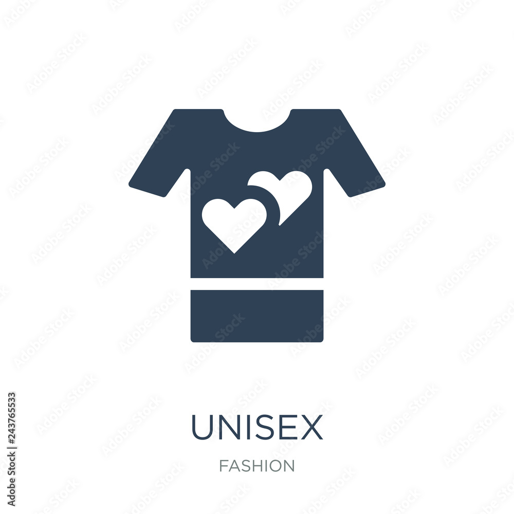 unisex icon vector on white background, unisex trendy filled ico unisex icon vector on white background, unisex trendy filled ico