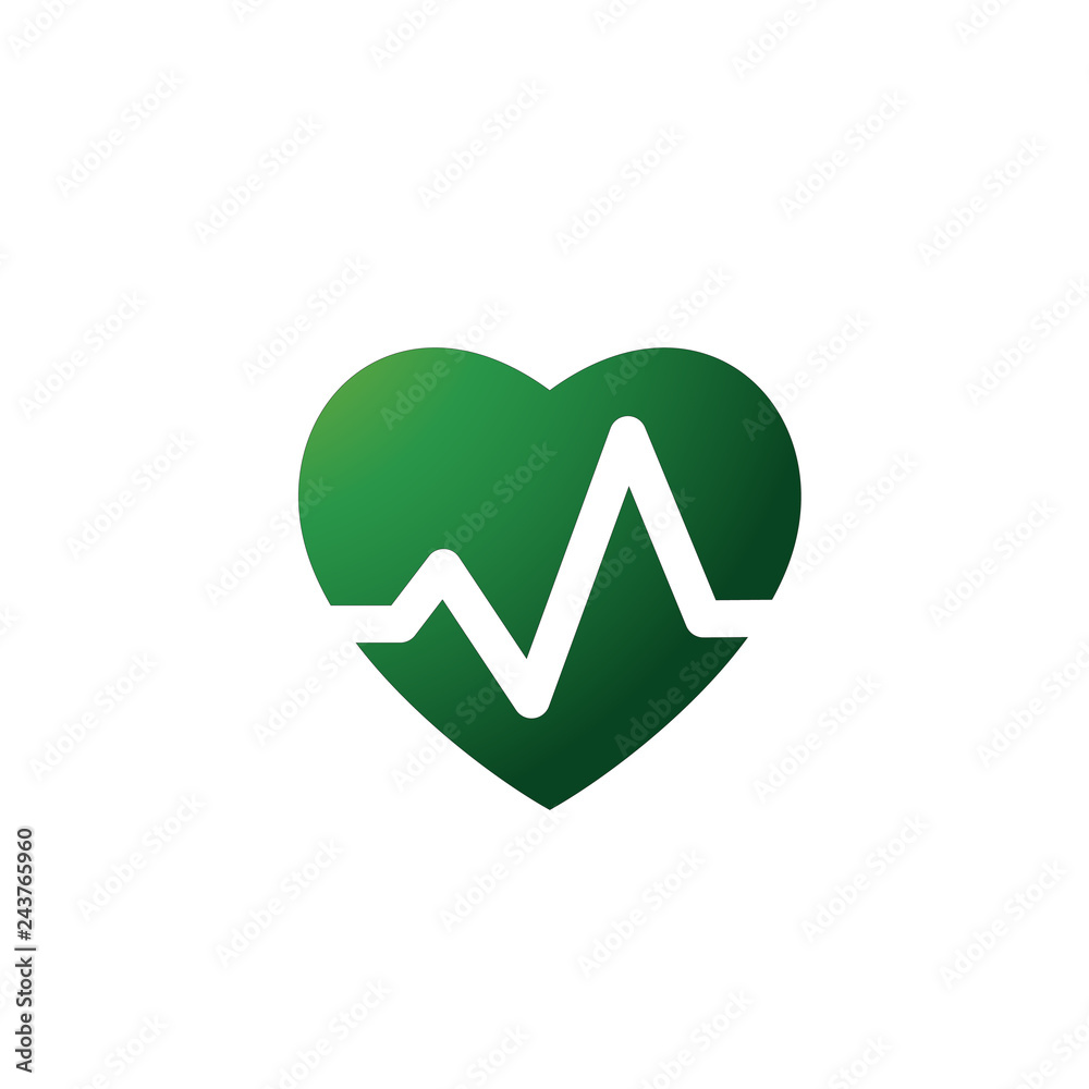 Heartbeat heart beat pulse flat vector icon for medical apps web, reports, presentations. vector illustration isolated on white background. Heartbeat heart beat pulse flat vector icon for medical apps web, reports, presentations. vector illustration isolated on white background.