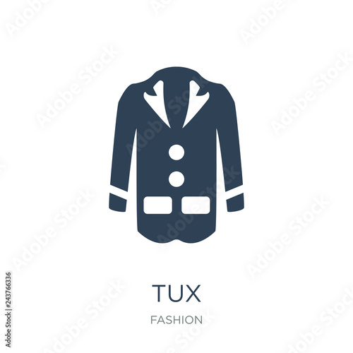 tux icon vector on white background, tux trendy filled icons fro