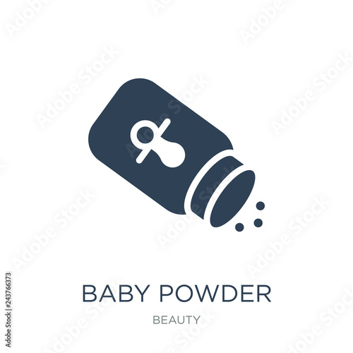 baby powder icon vector on white background, baby powder trendy