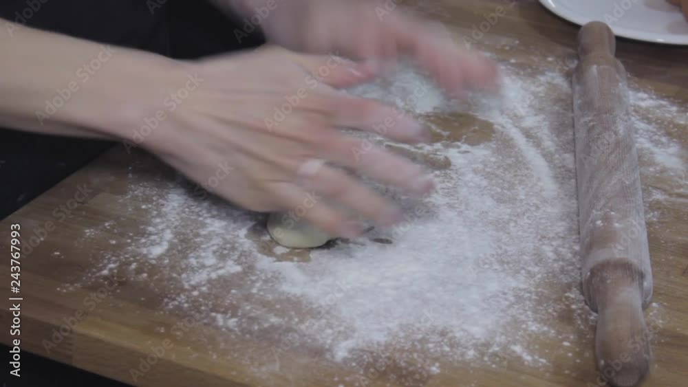 People making bakery at workshop, slider shot People making bakery at workshop, slider shot