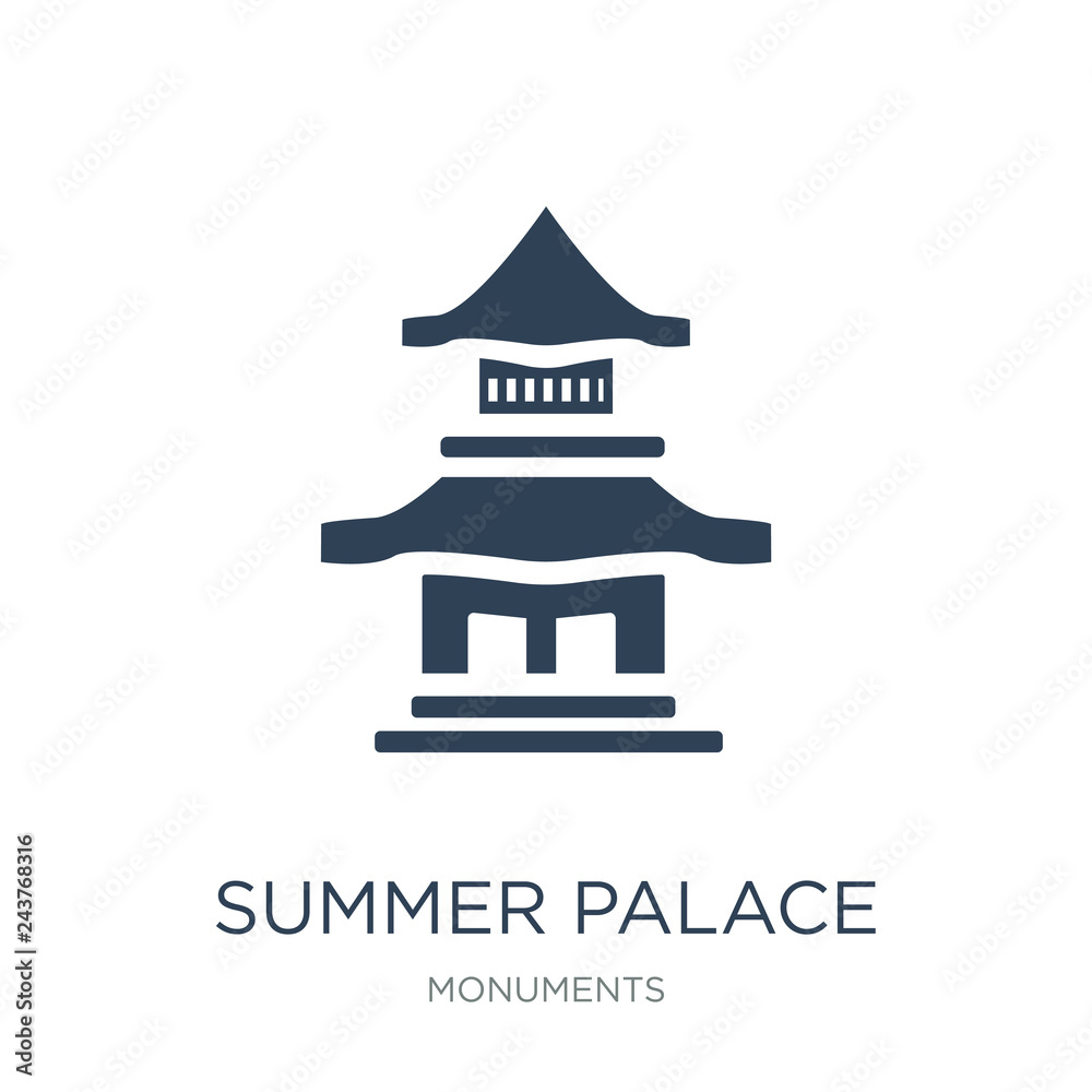 summer palace icon vector on white background, summer palace tre summer palace icon vector on white background, summer palace tre