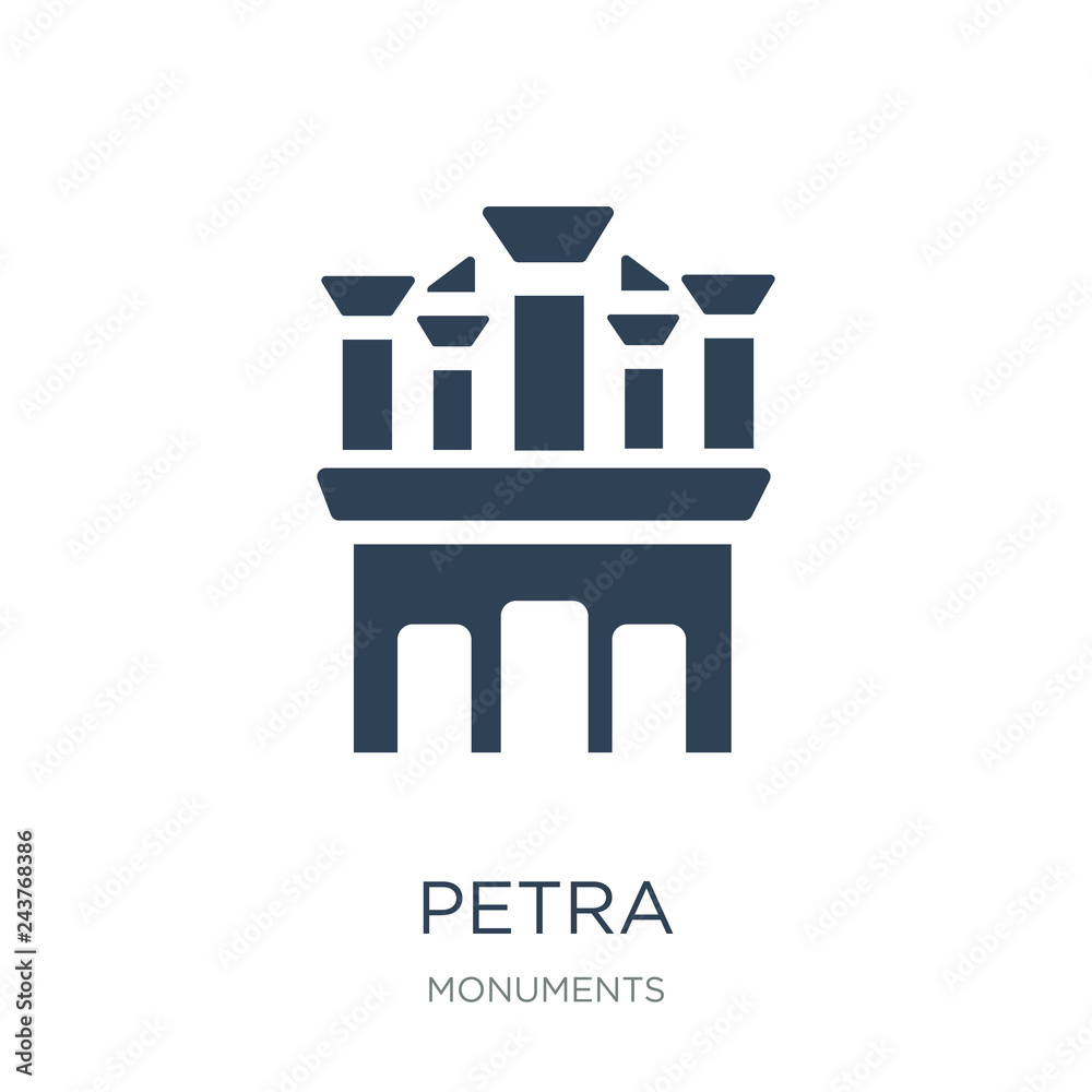 petra icon vector on white background, petra trendy filled icons petra icon vector on white background, petra trendy filled icons