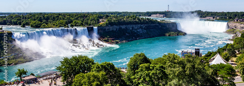 Niagara falls from Fallsview restaurant
