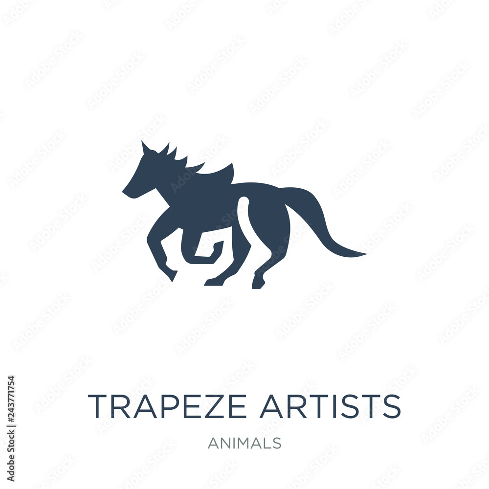 trapeze artists icon vector on white background, trapeze artists