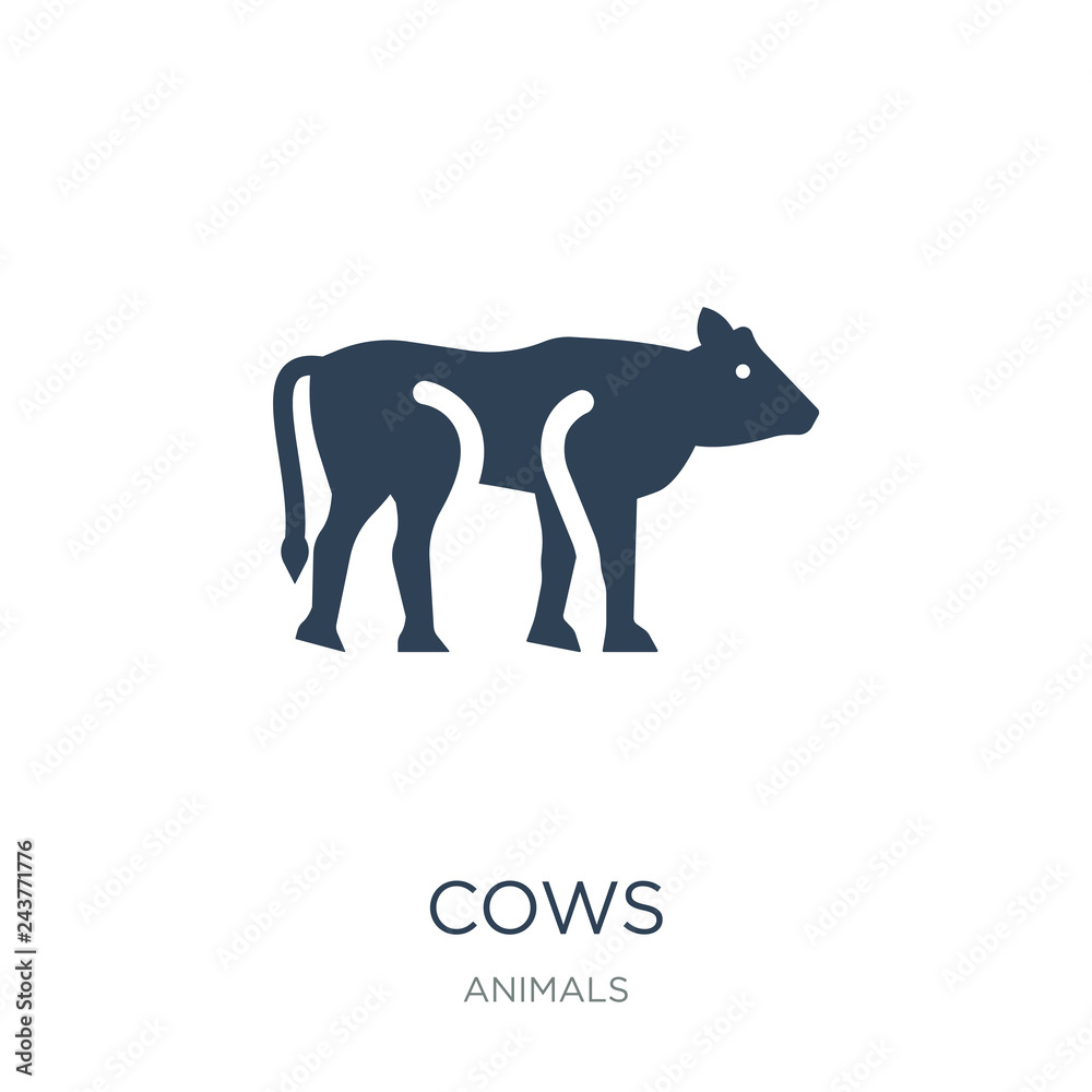 cows icon vector on white background, cows trendy filled icons f cows icon vector on white background, cows trendy filled icons f