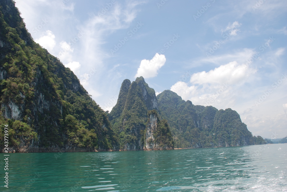 Thailand. Cheow Lan lake Thailand. Cheow Lan lake