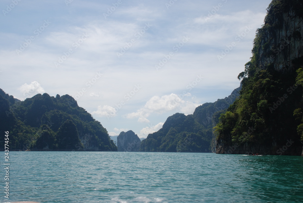 Thailand. Cheow Lan lake Thailand. Cheow Lan lake