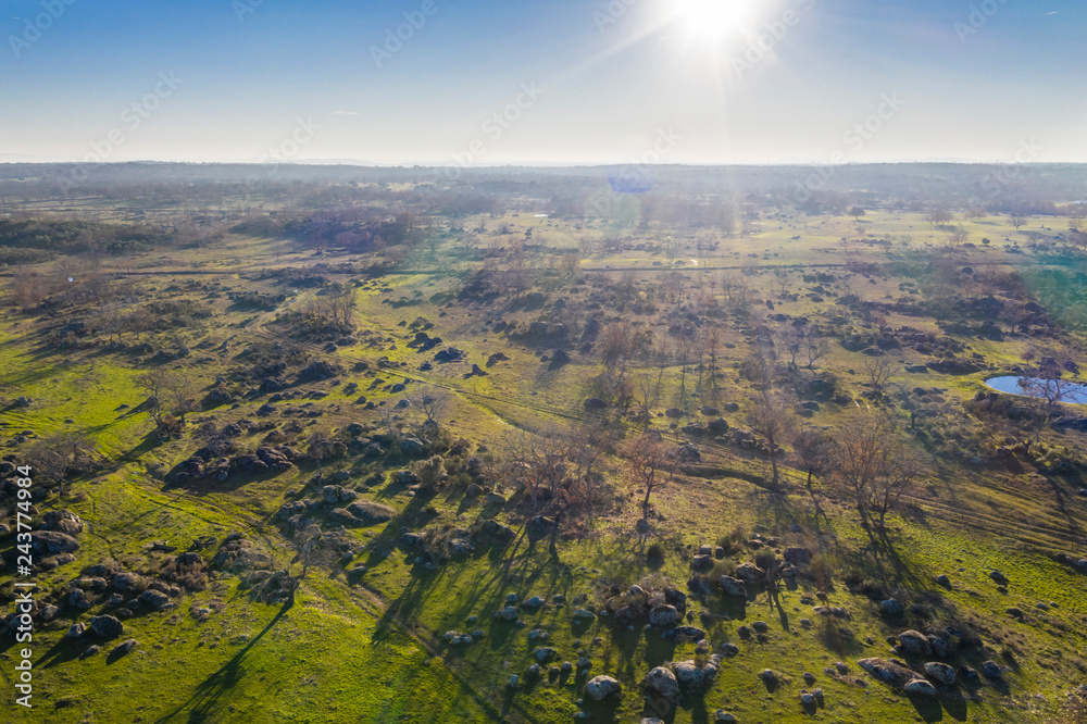 An aerial view of the amazing 