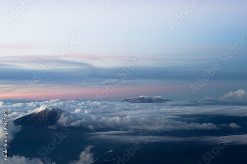 Cordillera de Los Andes desde el Cielo