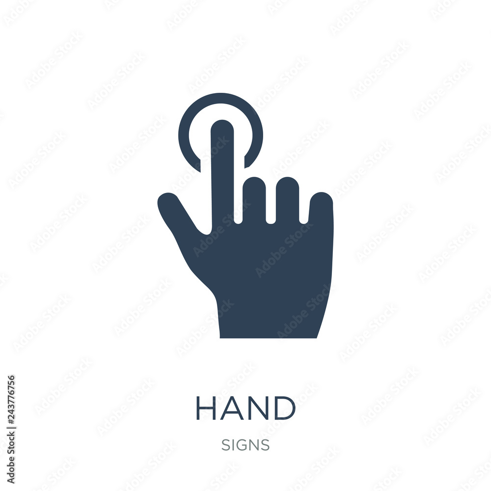 hand icon vector on white background, hand trendy filled icons from Signs collection, hand vector illustration hand icon vector on white background, hand trendy filled icons from Signs collection, hand vector illustration