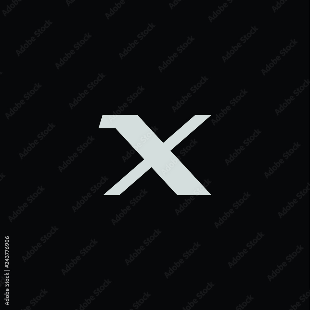 Obraz premium Luxury Bold Letter X