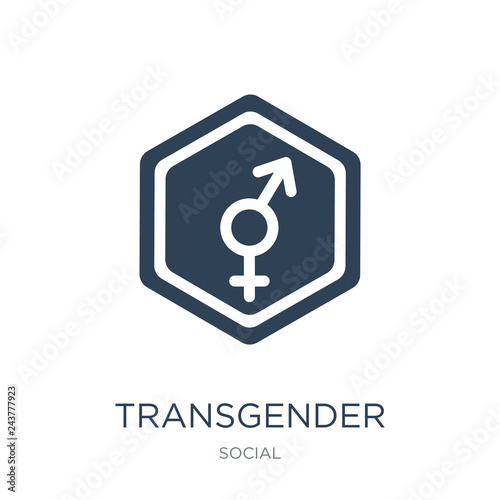 transgender icon vector on white background, transgender trendy filled icons from Social collection, transgender vector illustration