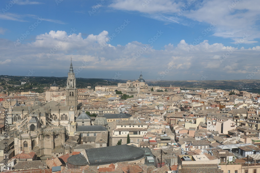 view of the city of toledo spain