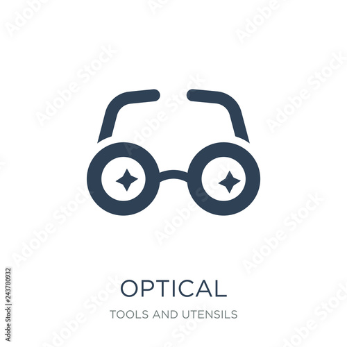 optical icon vector on white background, optical trendy filled icons from Tools and utensils collection, optical vector illustration