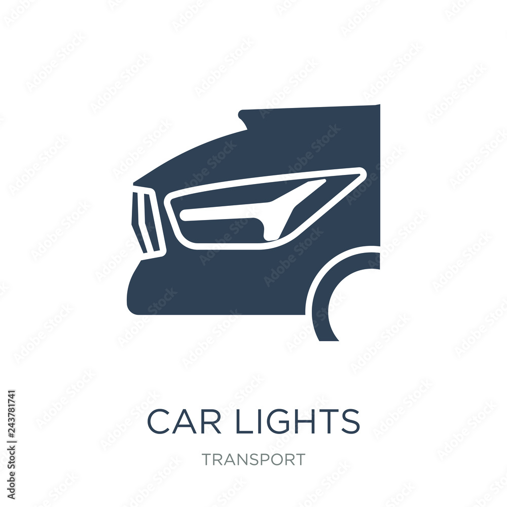 car lights icon vector on white background, car lights trendy filled icons from Transport collection, car lights vector illustration car lights icon vector on white background, car lights trendy filled icons from Transport collection, car lights vector illustration