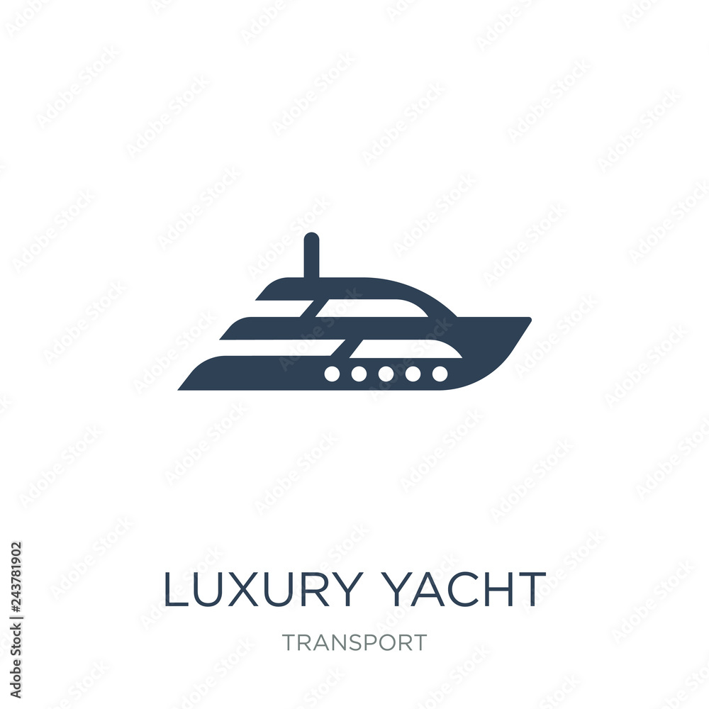 luxury yacht icon vector on white background, luxury yacht trendy filled icons from Transport collection, luxury yacht vector illustration luxury yacht icon vector on white background, luxury yacht trendy filled icons from Transport collection, luxury yacht vector illustration