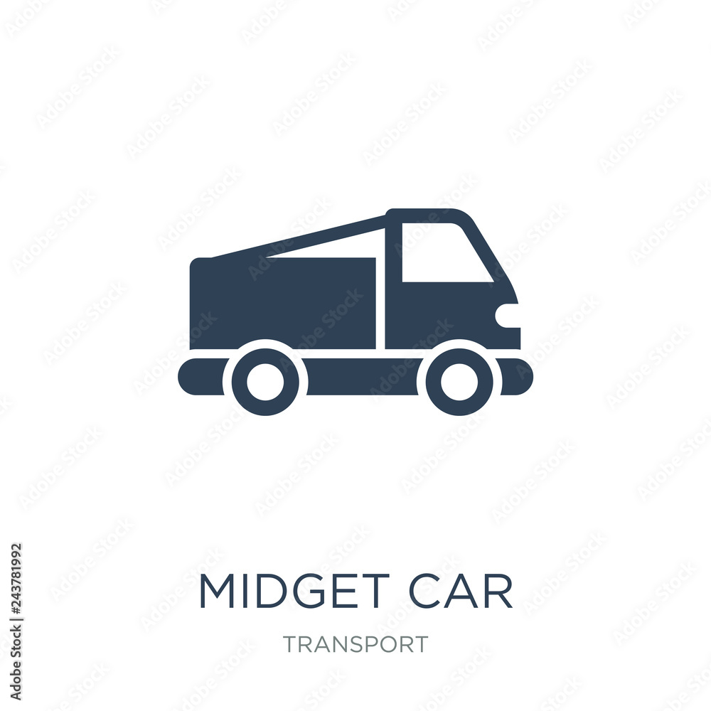 midget car icon vector on white background, midget car trendy filled icons from Transport collection, midget car vector illustration midget car icon vector on white background, midget car trendy filled icons from Transport collection, midget car vector illustration