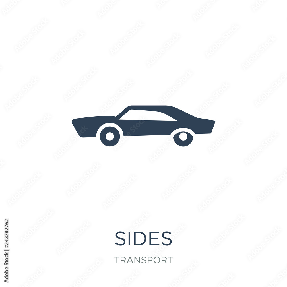 sides icon vector on white background, sides trendy filled icons from Transport collection, sides vector illustration sides icon vector on white background, sides trendy filled icons from Transport collection, sides vector illustration