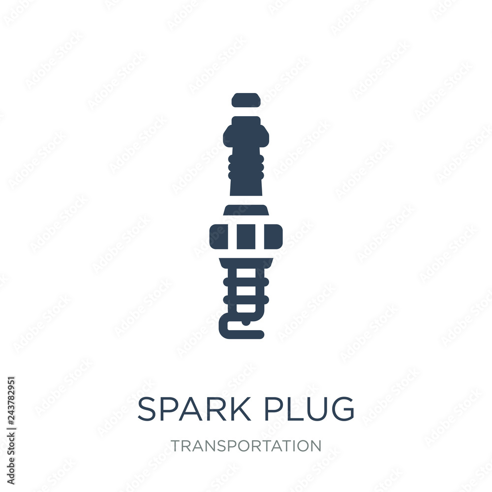 spark plug icon vector on white background, spark plug trendy filled icons from Transportation collection, spark plug vector illustration spark plug icon vector on white background, spark plug trendy filled icons from Transportation collection, spark plug vector illustration