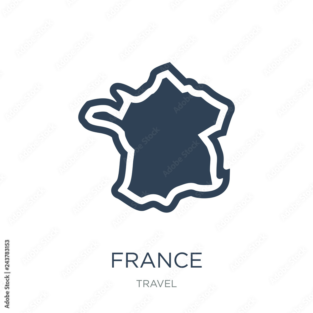france icon vector on white background, france trendy filled icons from Travel collection, france vector illustration