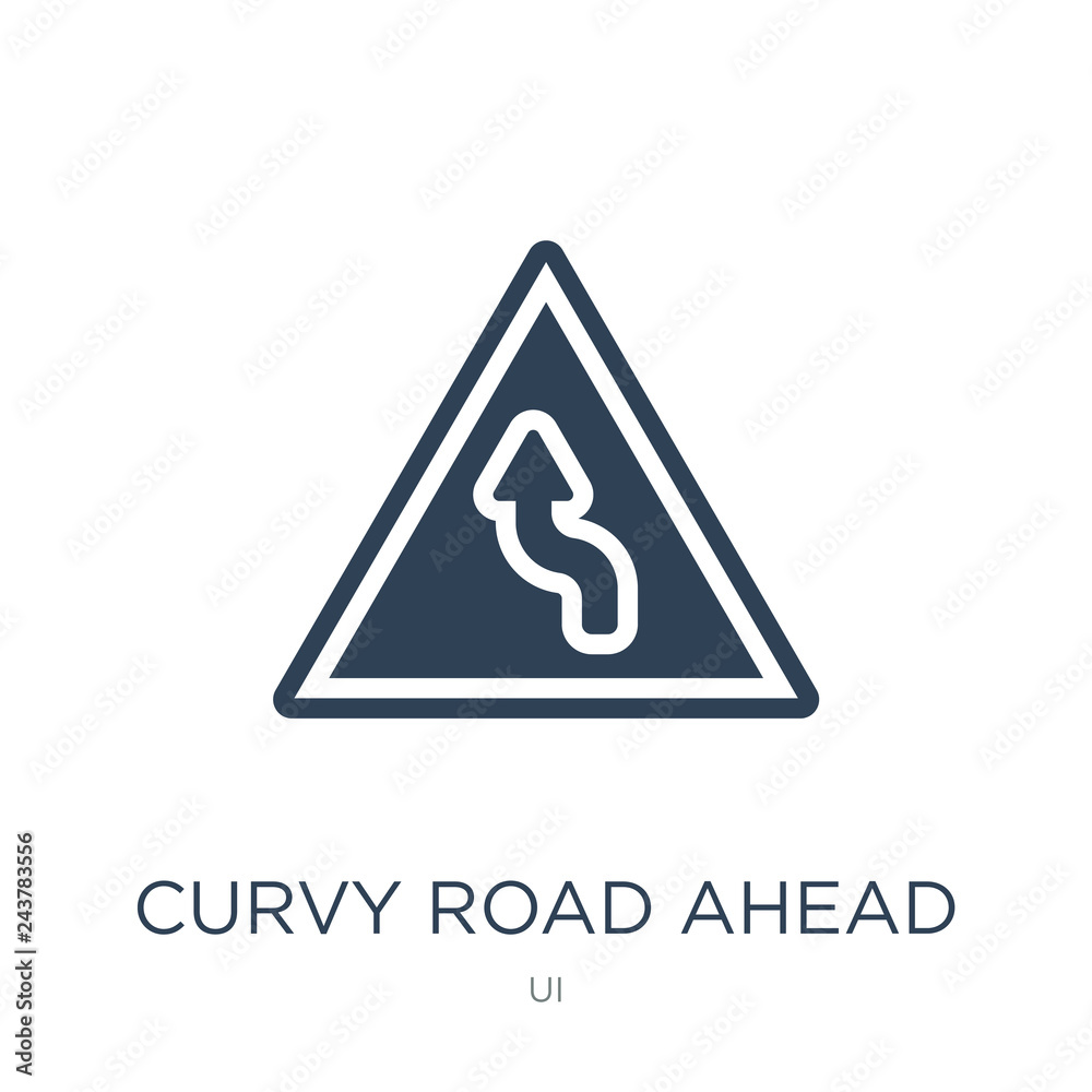 curvy road ahead icon vector on white background, curvy road ahead trendy filled icons from UI collection, curvy road ahead vector illustration curvy road ahead icon vector on white background, curvy road ahead trendy filled icons from UI collection, curvy road ahead vector illustration
