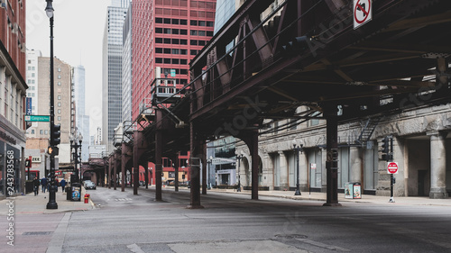 south loop chicago train tracks