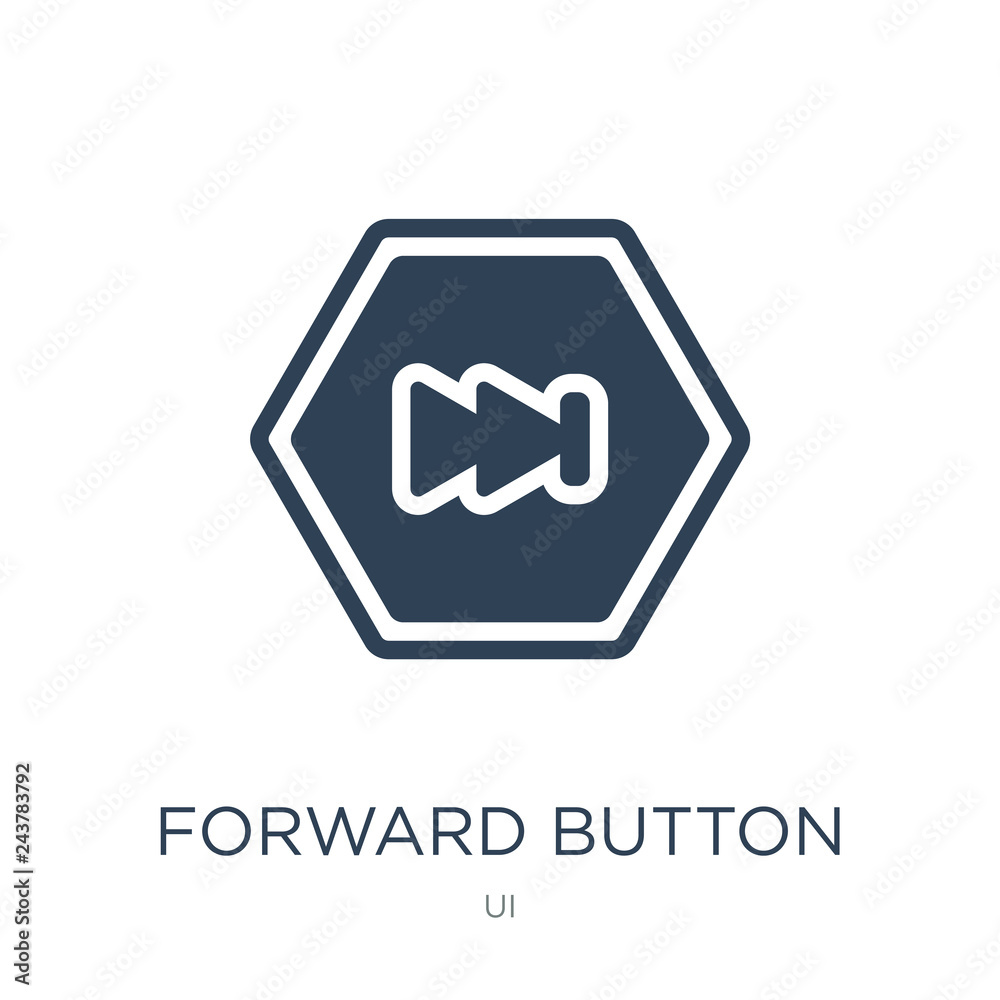 forward button icon vector on white background, forward button trendy filled icons from UI collection, forward button vector illustration forward button icon vector on white background, forward button trendy filled icons from UI collection, forward button vector illustration