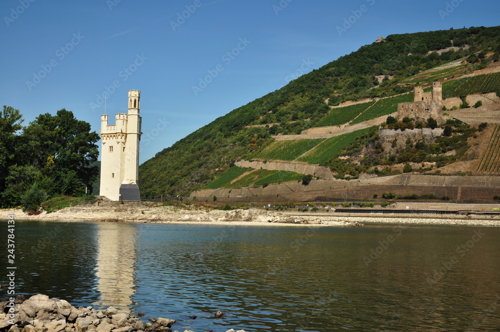 The Mouse Tower (Mauseturm) is a stone tower on a small island in the Rhine, outside Bingen am Rhein, Germany.