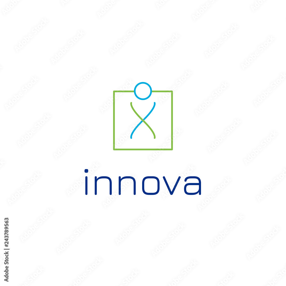 Logo template with DNA molecule idea for medical clinic scientific business service, drugs, pills, innovation startup. Simple line microbiology icon, genetic lab emblem. Logo template with DNA molecule idea for medical clinic scientific business service, drugs, pills, innovation startup. Simple line microbiology icon, genetic lab emblem.