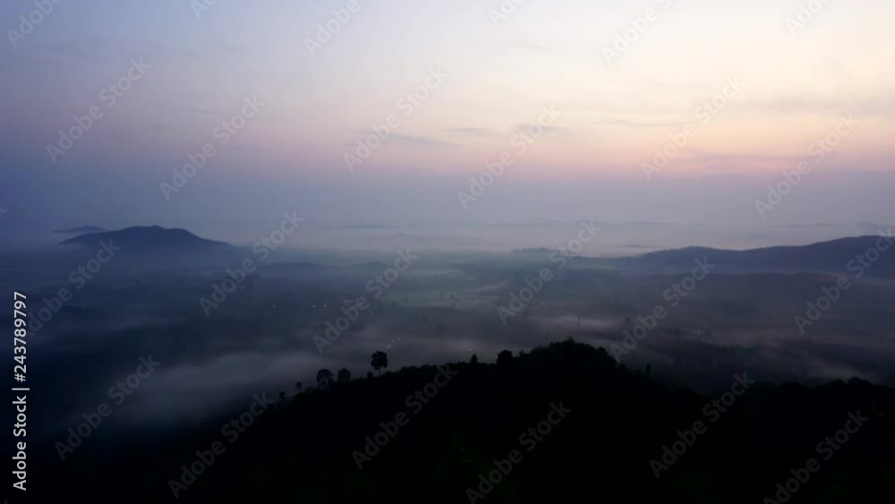 The sun is rising time lapse The sun is rising time lapse