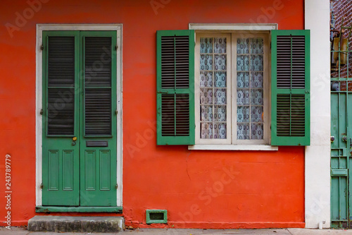 фотографія Red House with Green Shutters New Orleans