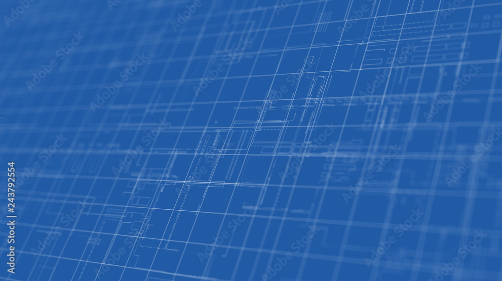 Abstract blurprint background Abstract blurprint background