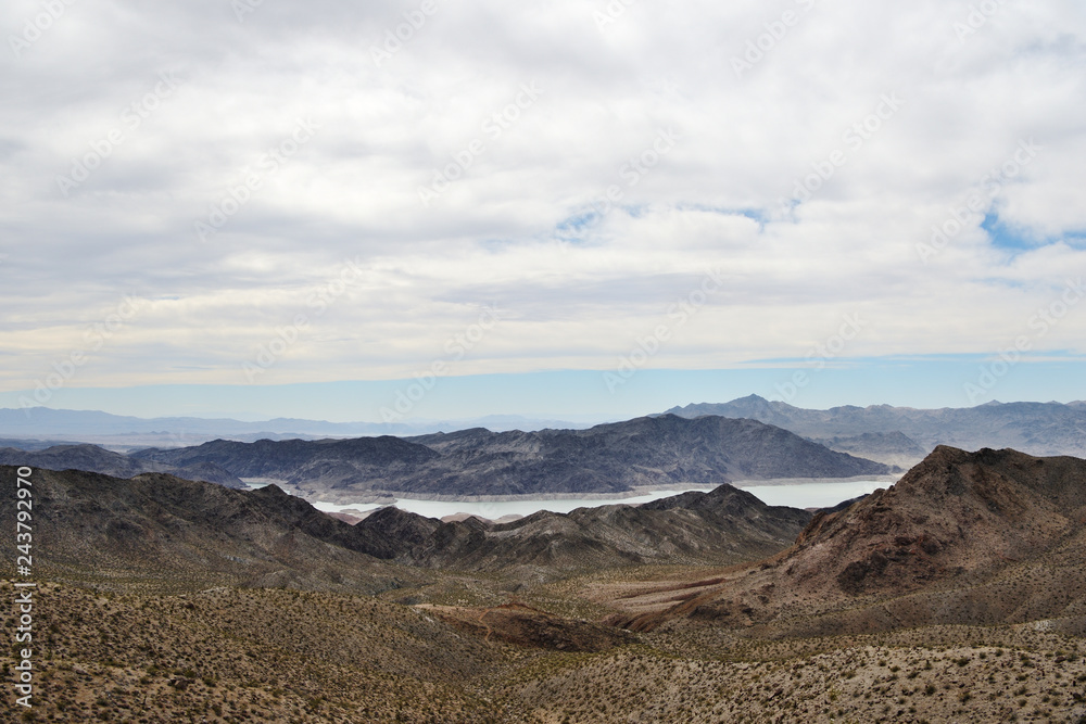 Pierce Ferry Road landscapes, Meadview. Grand Canyon National park, Arizona, USA