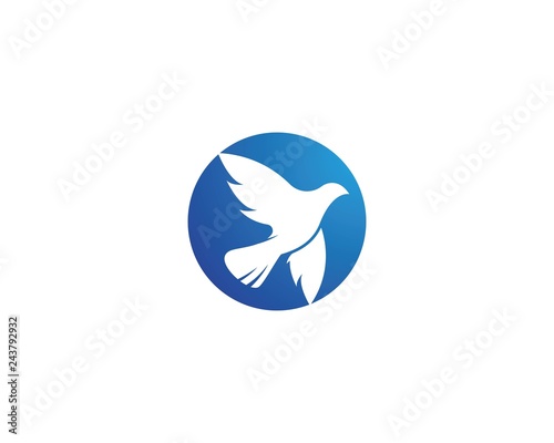 Dove bird Logo Template