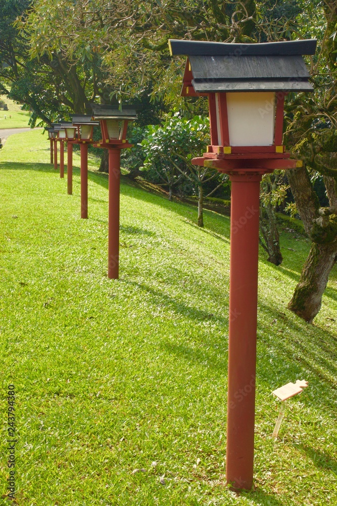 Japanese lamp posts