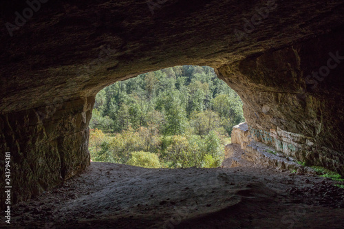 Ignatiev cave on the banks of the SIM river